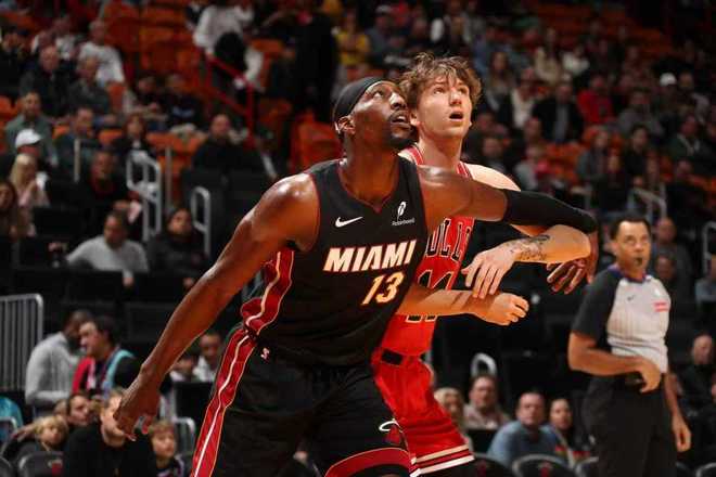 狂勝43分！熱巴20+9熱火復仇公牛 河村勇輝6+6+6生涯新高-蜘蛛體育免費直播