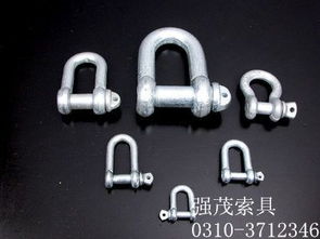 熱銷船舶專用電鍍鋅D型卸扣 強茂自由鍛件的卓越品質與專業應用